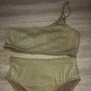Gold high wasted Triangl